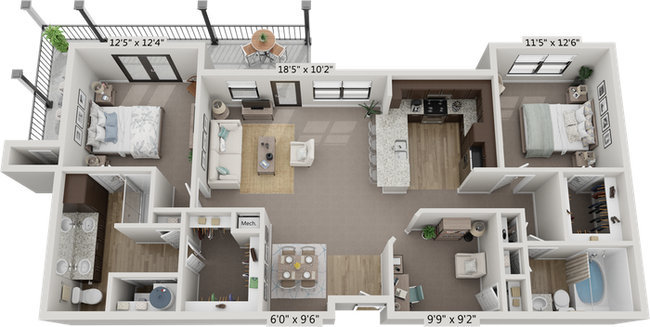 Unit 2303 2303 floor plan